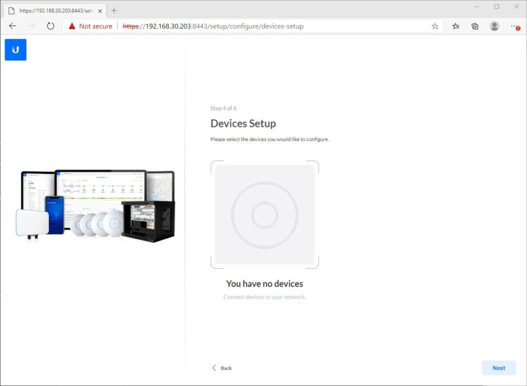 Unifi Controller Wizard Screen 4