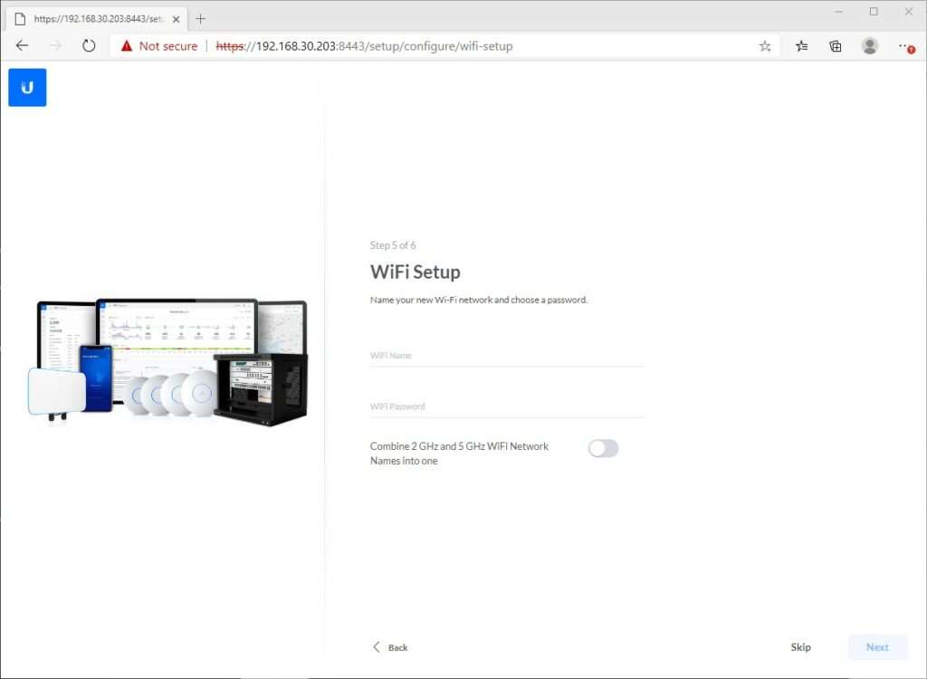 Unifi Controller Wizard Screen 5