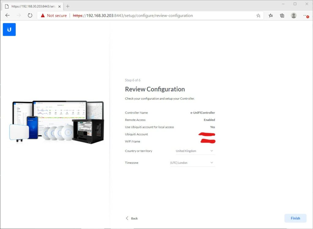 Unifi Controller Wizard Screen 6